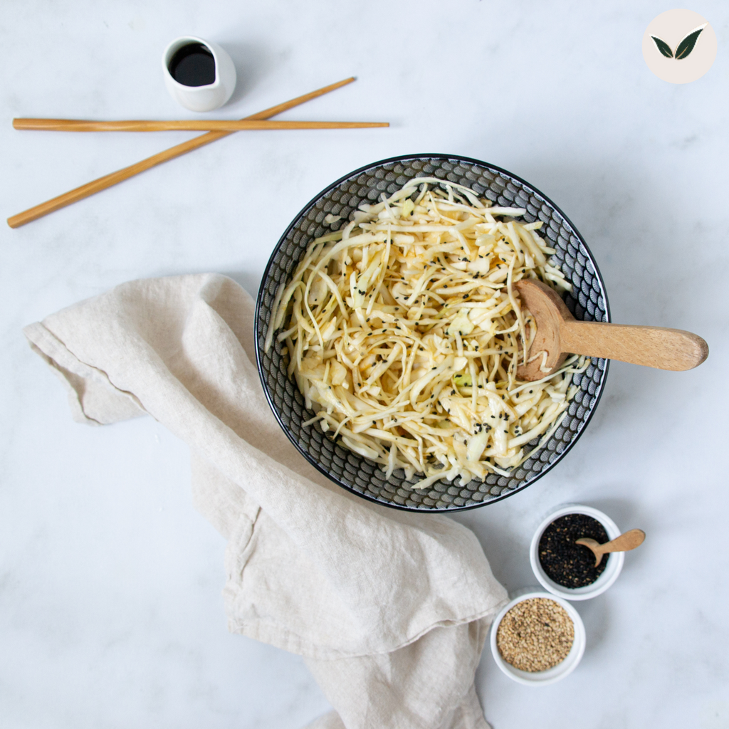 Salade de choux blancs à la japonaise