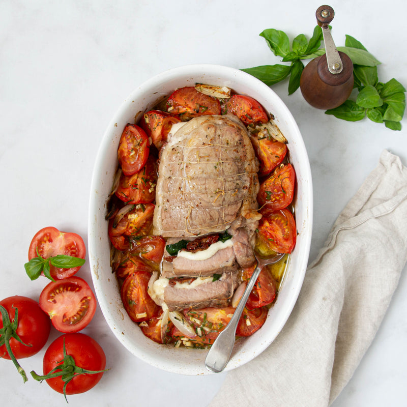 Rôti de veau à l'italienne et polenta crémeuse